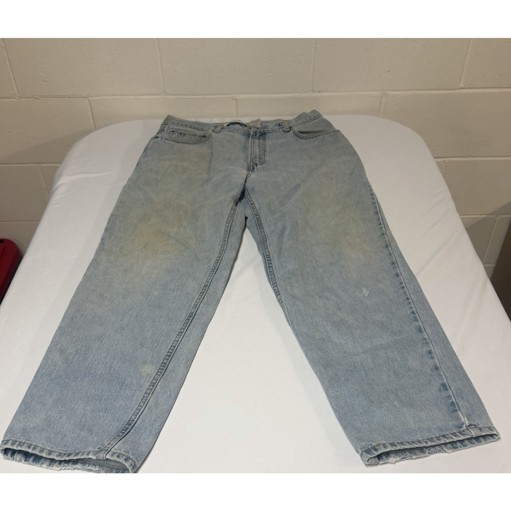 Vintage Levis 560 Comfort Fit Tapered Leg Light Wash Men's Jeans Size 34x32 Y2K